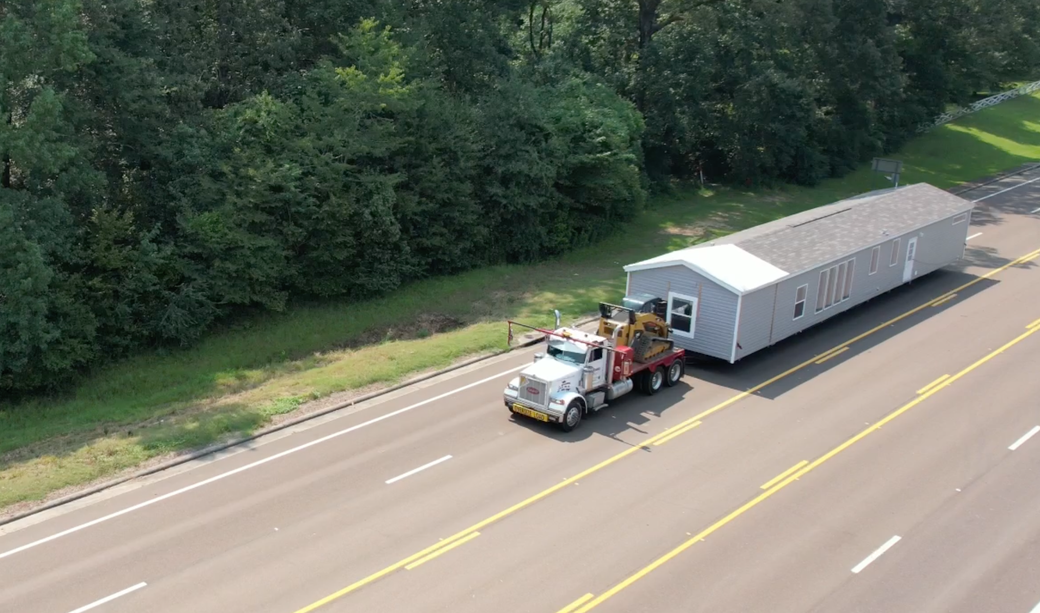 Turnkey manufactured home delivery